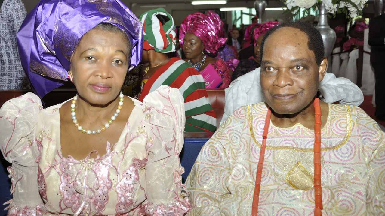 Chief Sunny Iwedike Odogwu and his wife