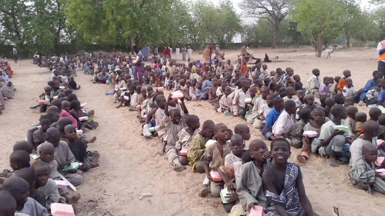 One of the IDP camps in Nigeria