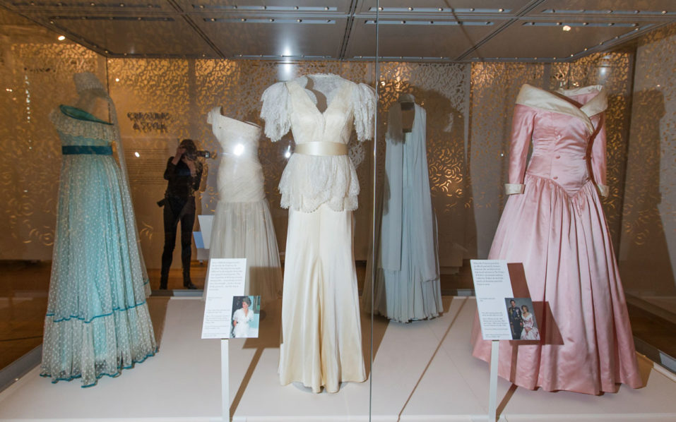 Princess Diana's iconic dresses on show for anniversary | The Guardian ...