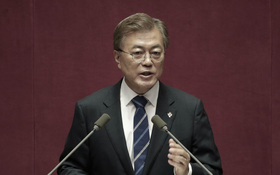 South Korea’s Moon urges lawmakers to approve $10 billion stimulus plan