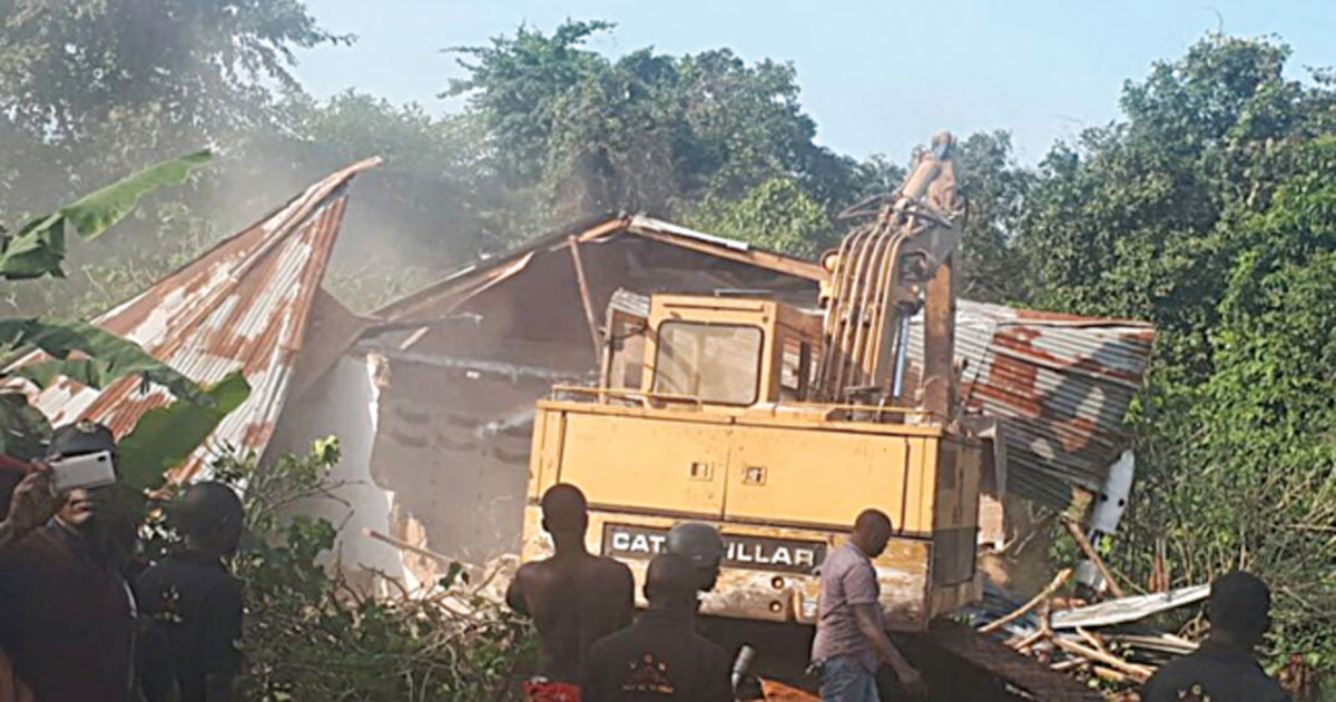 Police demolish ritualists shrines, free couple | The Guardian Nigeria ...