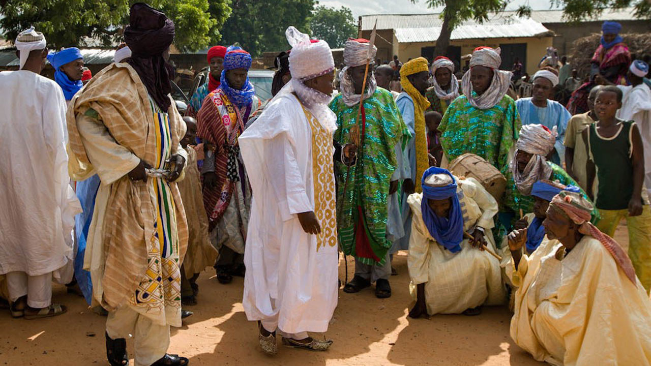 Hausa Men Greeting 