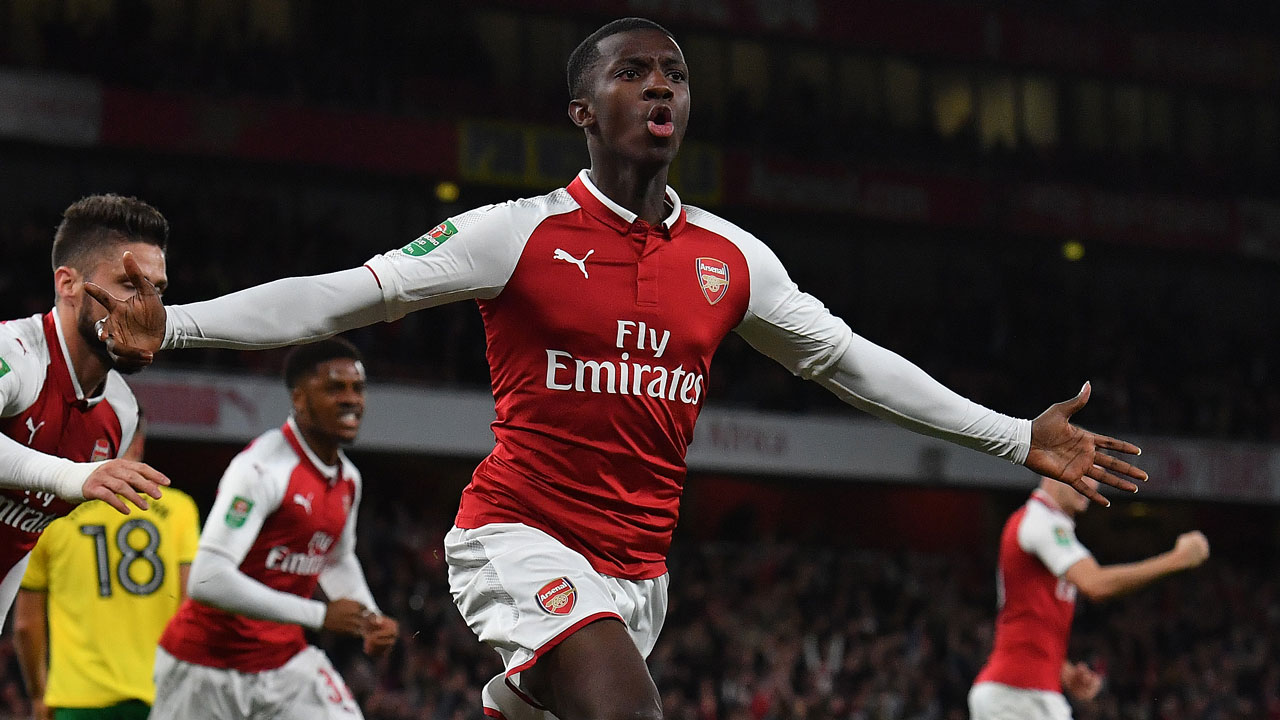 Nketiah is gunning for your position, Wenger warns Iwobi