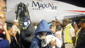 Image result for 560 Nigerians Arrive Port Har-court From Libya