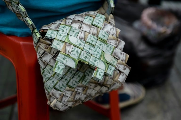 Worthless Currency Becomes Arts, Of Sorts, In Struggling Venezuela