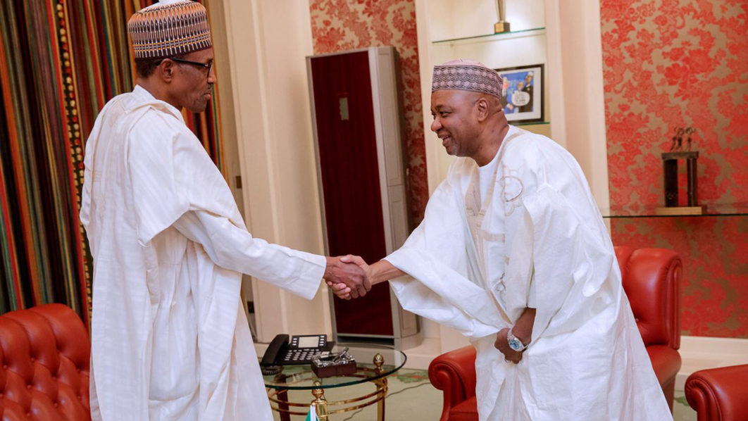 Image result for buhari and namadi sambo