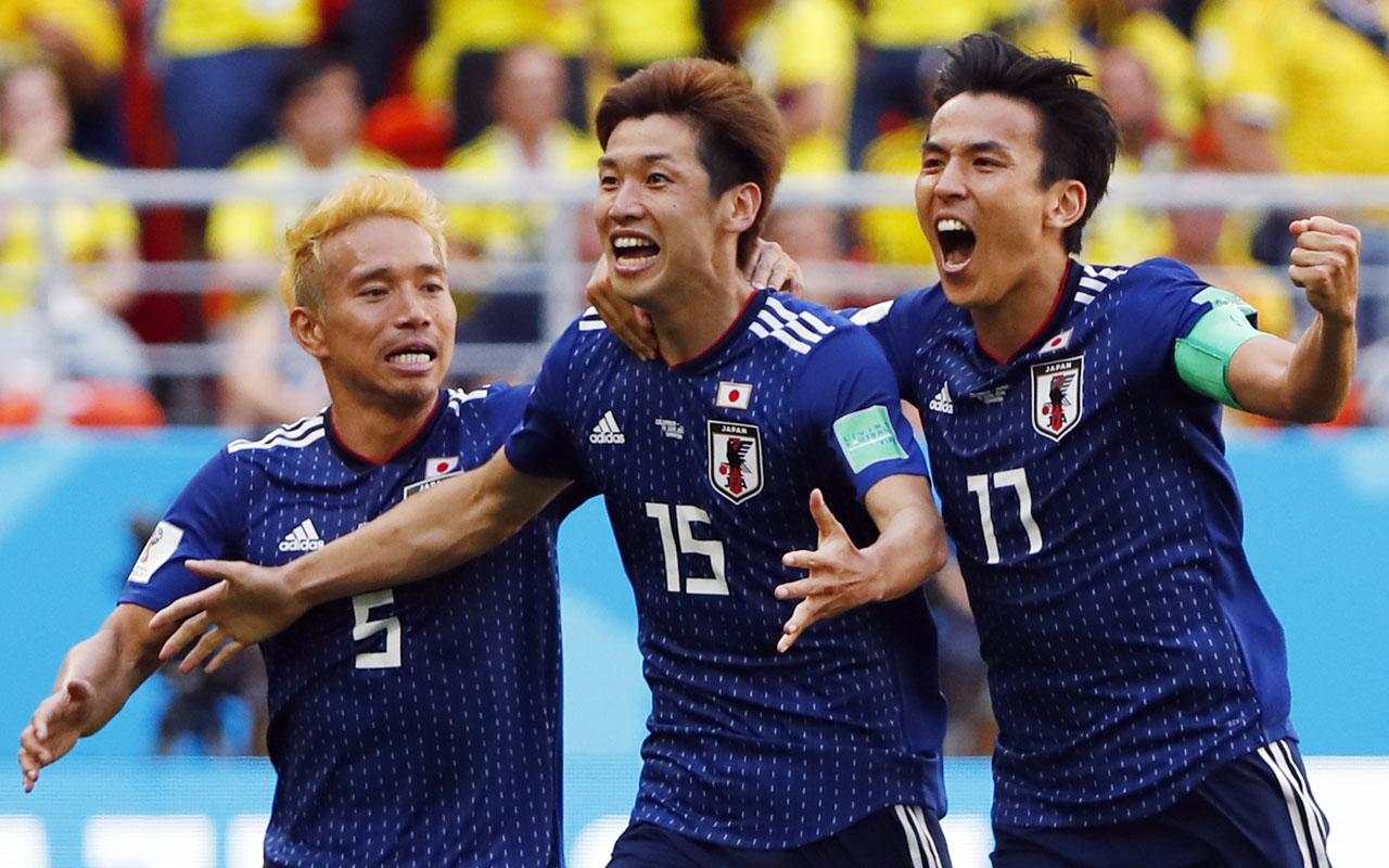 Japan make history with World Cup win against Colombia | The Guardian ...