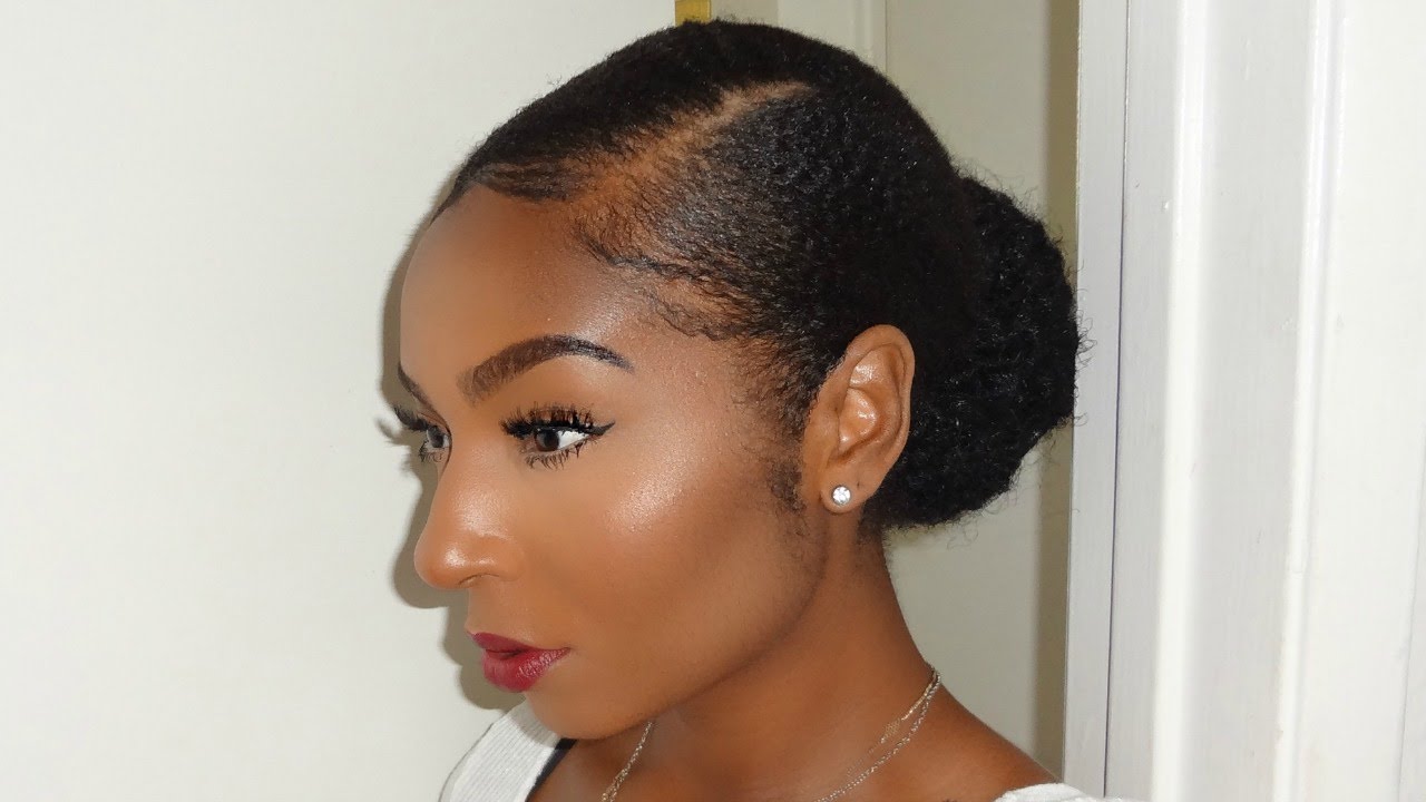 Sleek bun natural hairstyle Photo credit Youtube | The Guardian Nigeria  News - Nigeria and World News — The Guardian Nigeria News – Nigeria and  World News