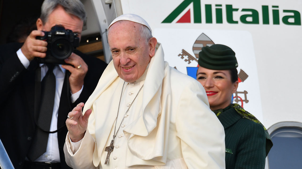 Pope Francis arrives in Ireland » Nigerian Oracle