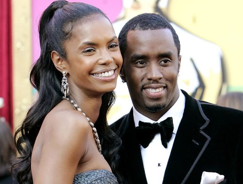 Diddy and Kim Porter