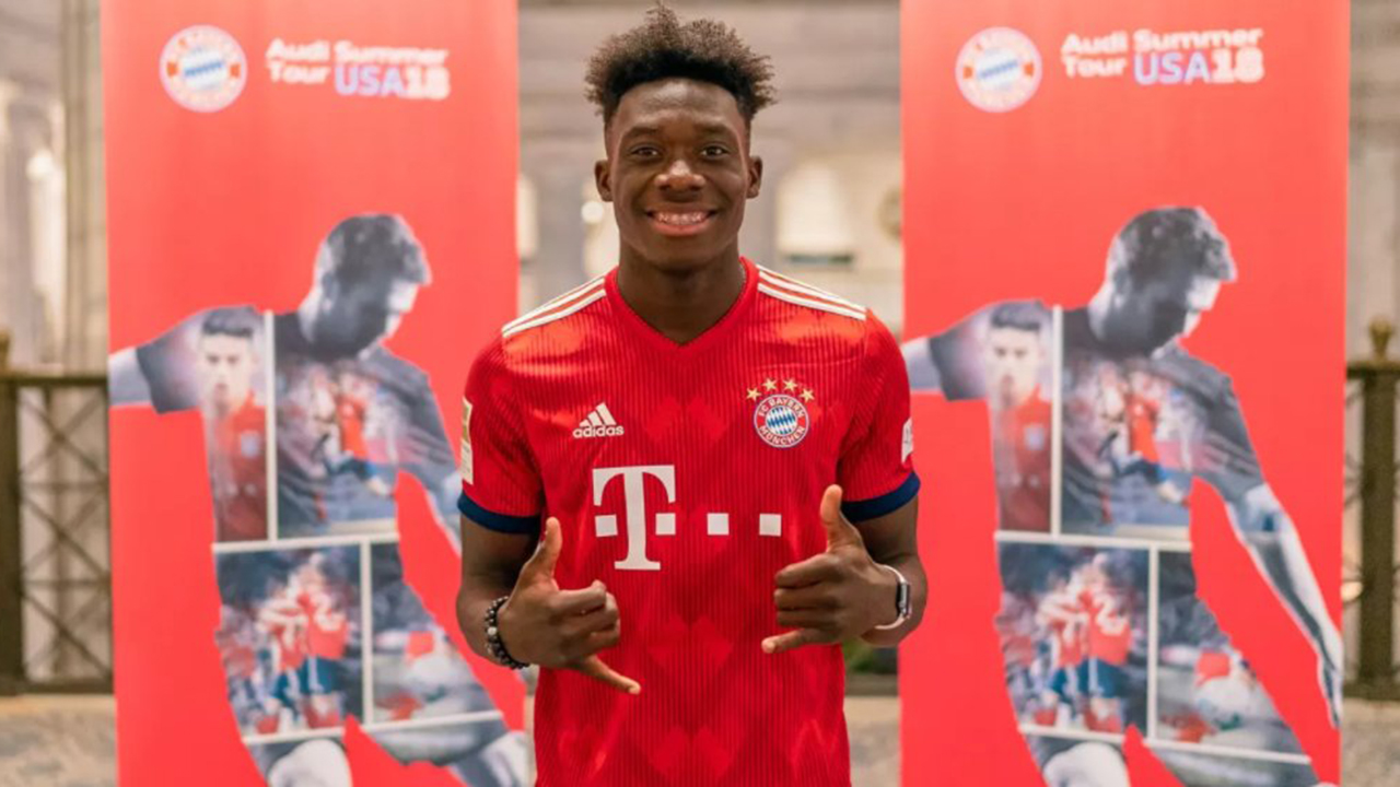 Alphonso Davies, from war in Liberia to success at Bayern - AS USA