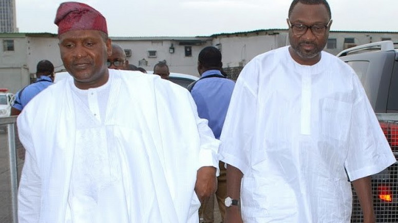 Dangote and Otedola 