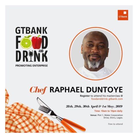 Countdown to the GTBank Food and Drink Masterclass: More culinary