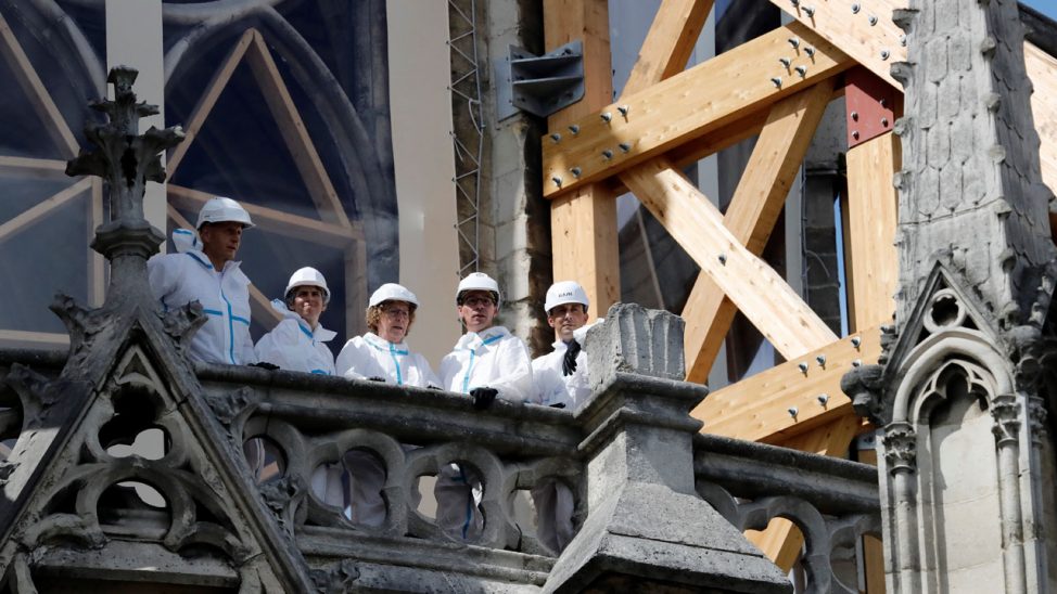 Notre-Dame works resume in Paris after lead scare | The Guardian ...