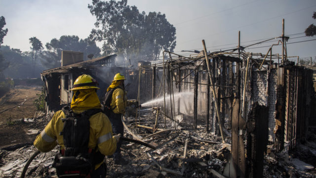 Evacuations As Wildfire Breaks Out In Los Angeles | The Guardian ...