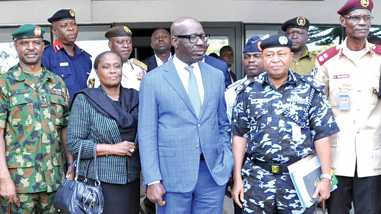 Obaseki, security chiefs meet, strategise to combat farmer-herder ...