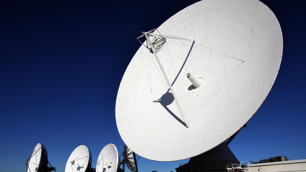 International telecommunication. Nigeria TV Satellite.