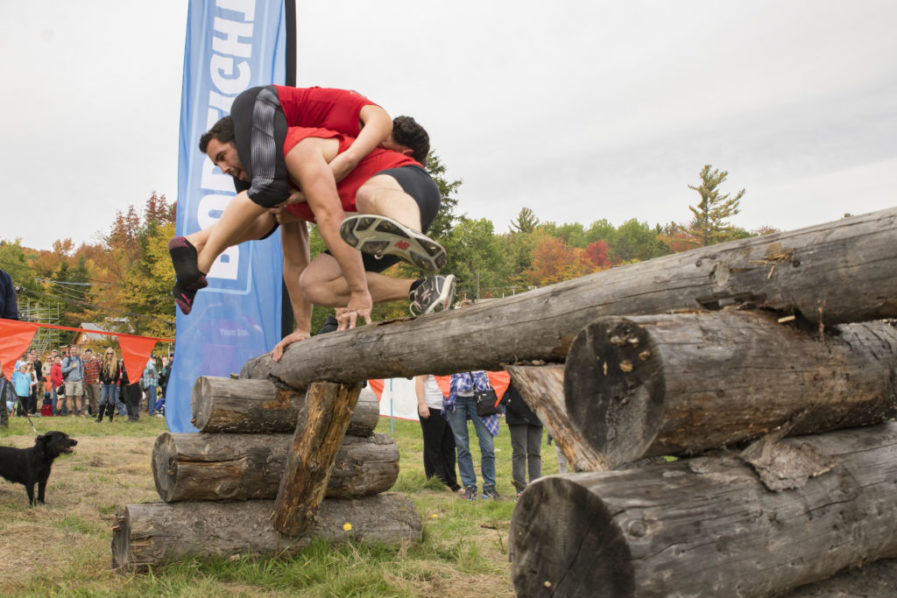 Wife carrying competition