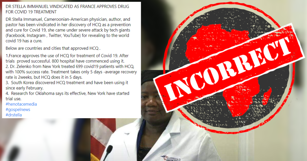 Immanuel Vindicated France Hasn T Approved Hydroxychloroquine As Covid 19 Treatment The Guardian Nigeria News Nigeria And World News Features The Guardian Nigeria News Nigeria And World News