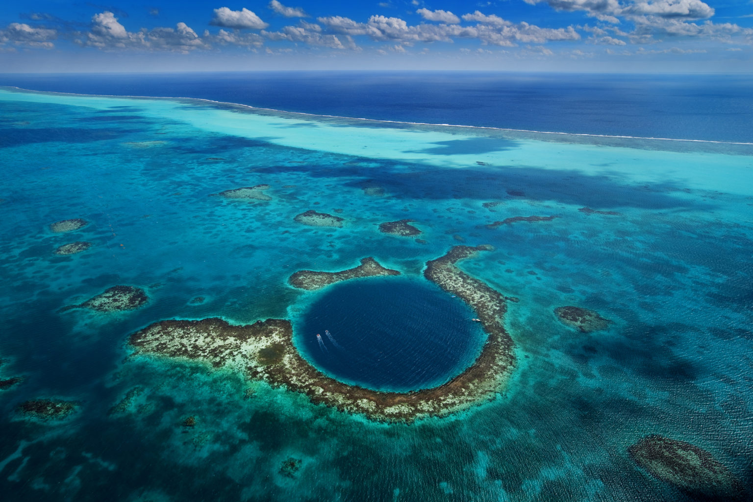 The Great Blue Hole, Belize.