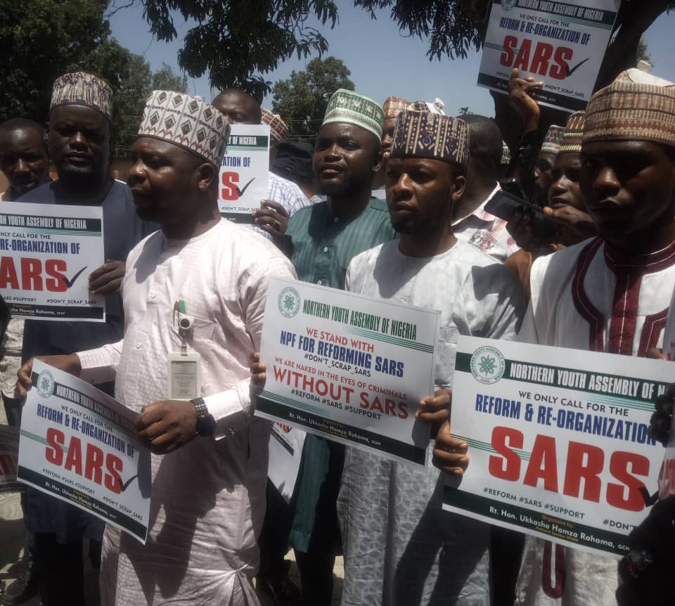 Northern Youths Oppose #endsars Protest 