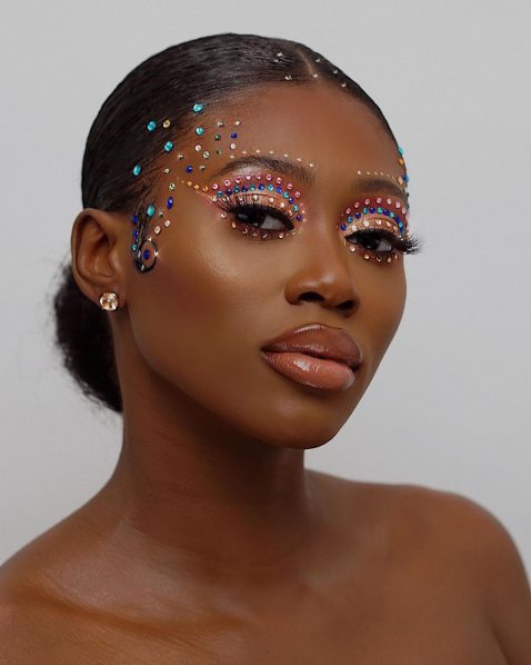How To Make Sure Your Rhinestone Eye Makeup Stays On
