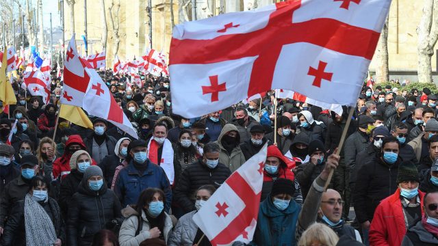 Thousands Rally In Georgia After Opposition Chief's Arrest — News — The ...