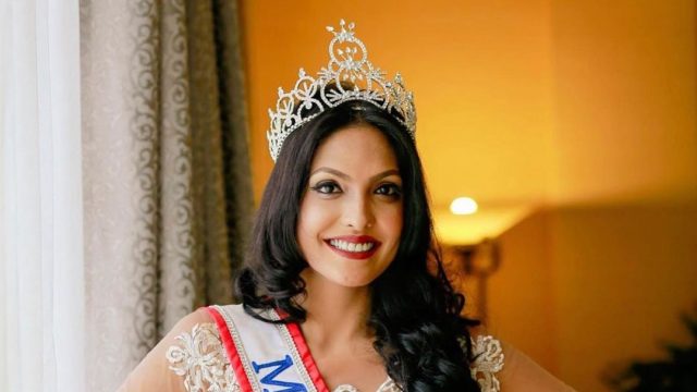 Mrs World' returns her crown after Sri Lanka pageant controversy