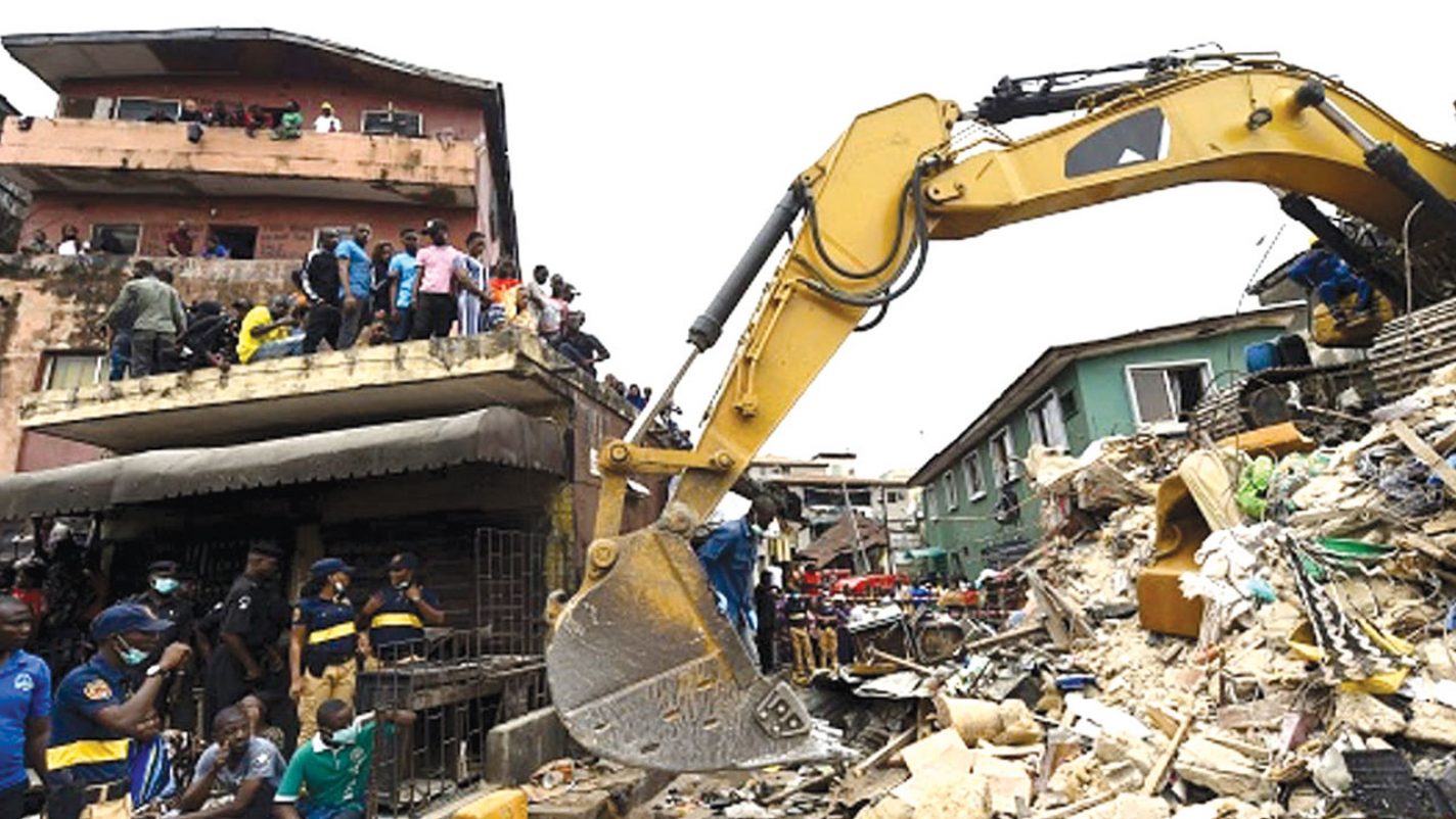 One Dies, 15 Rescued As Two-storey Building Collapses In Lagos | The ...