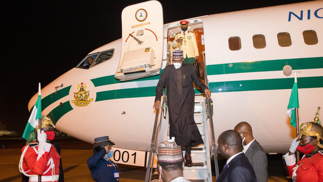 Buhari returns home from Kigali, lauds Nigerian Youths | The Guardian ...