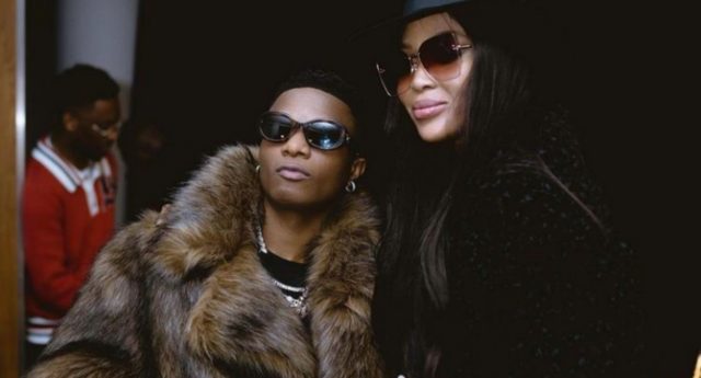 Naomi Campbell Shows Support For Wizkid