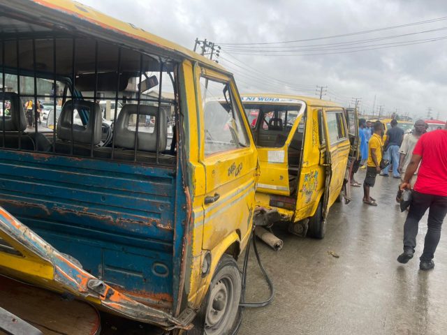 Many escape death as truck rams into three buses in Toyota Bus Stop ...