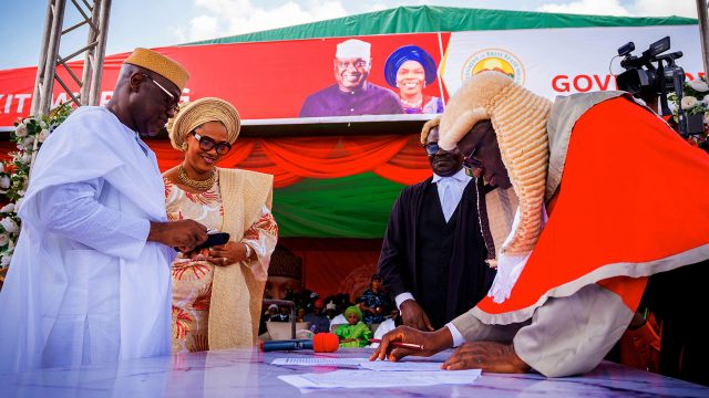 Oyebanji takes oath of office as Ekiti State governor | The Guardian ...