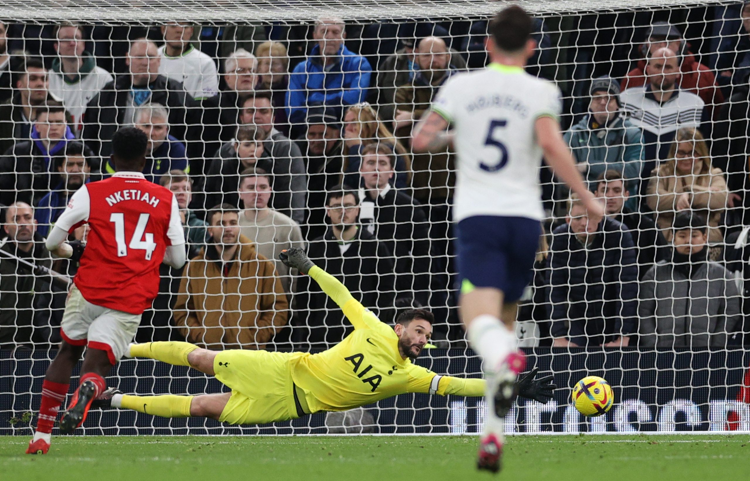 WATCH: Arsenal goalkeeper Ramsdale kicked by Spurs fan as tempers