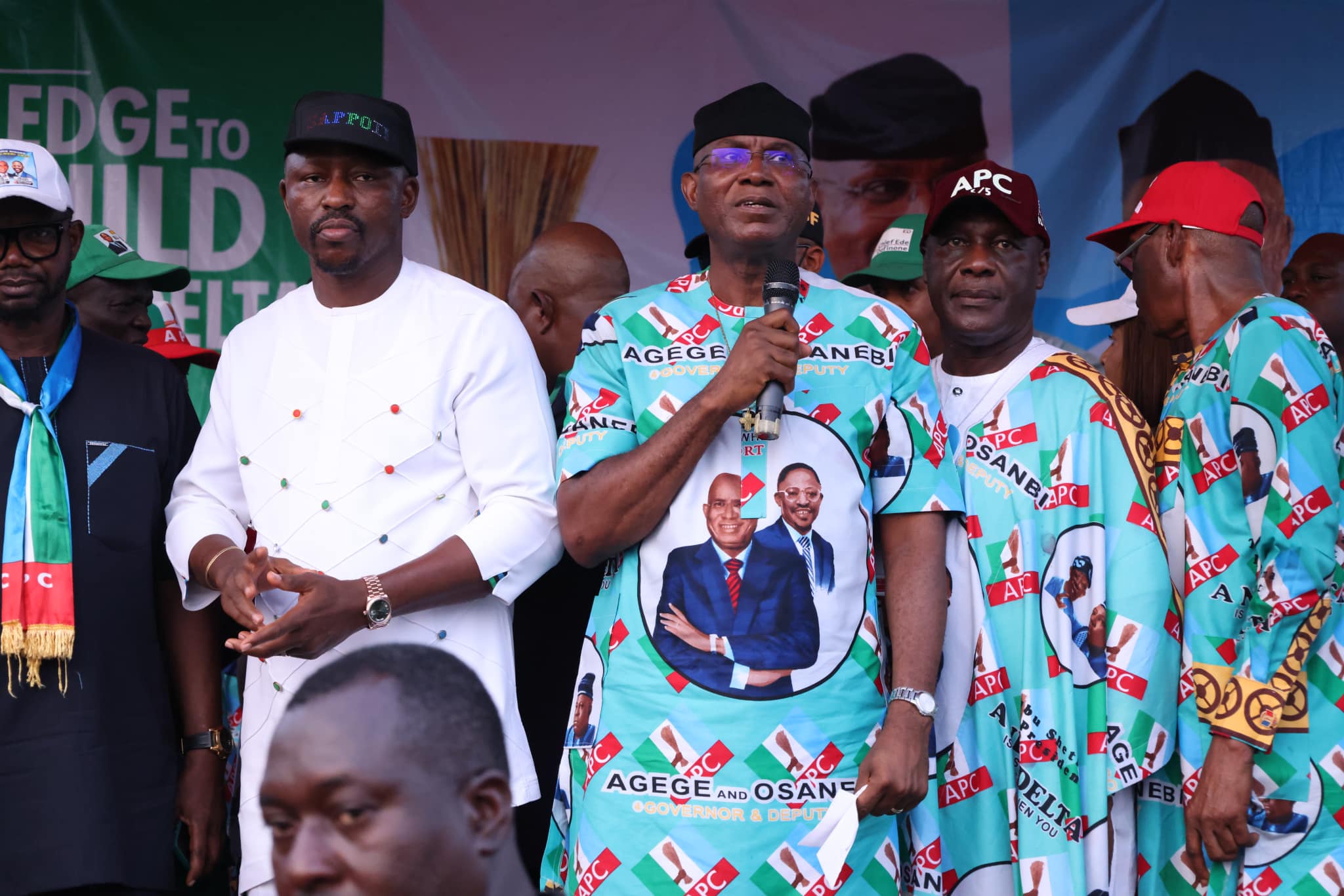 Omo-Agege to Delta residents: Take Okowa's money, but vote out PDP ...