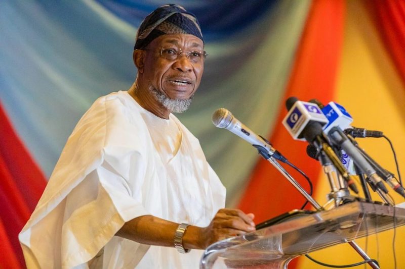 Former minister of interior Rauf Aregbesola