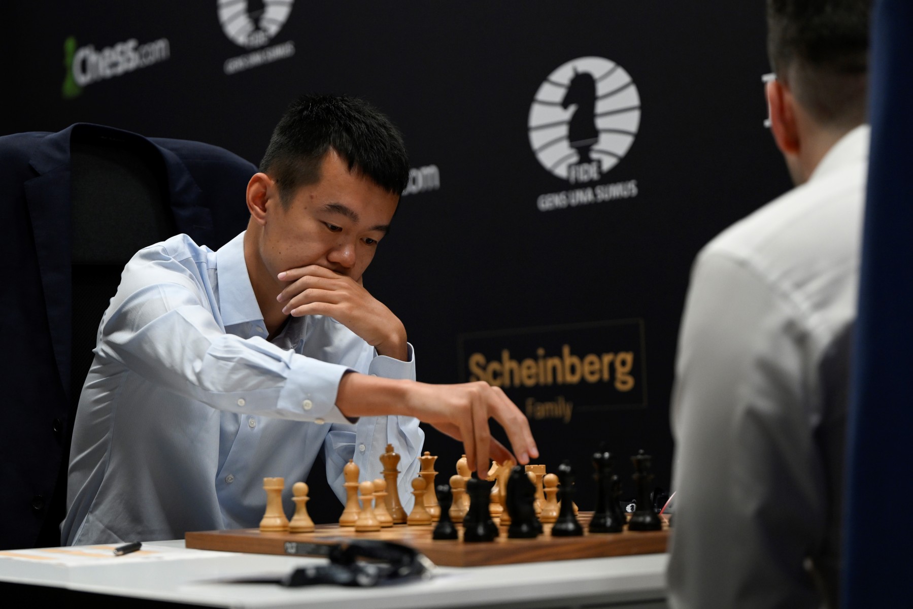 World Chess Championship 2023 Round 2 As It Happened: Ian Nepomniachtchi  with black beats Ding Liren to take lead