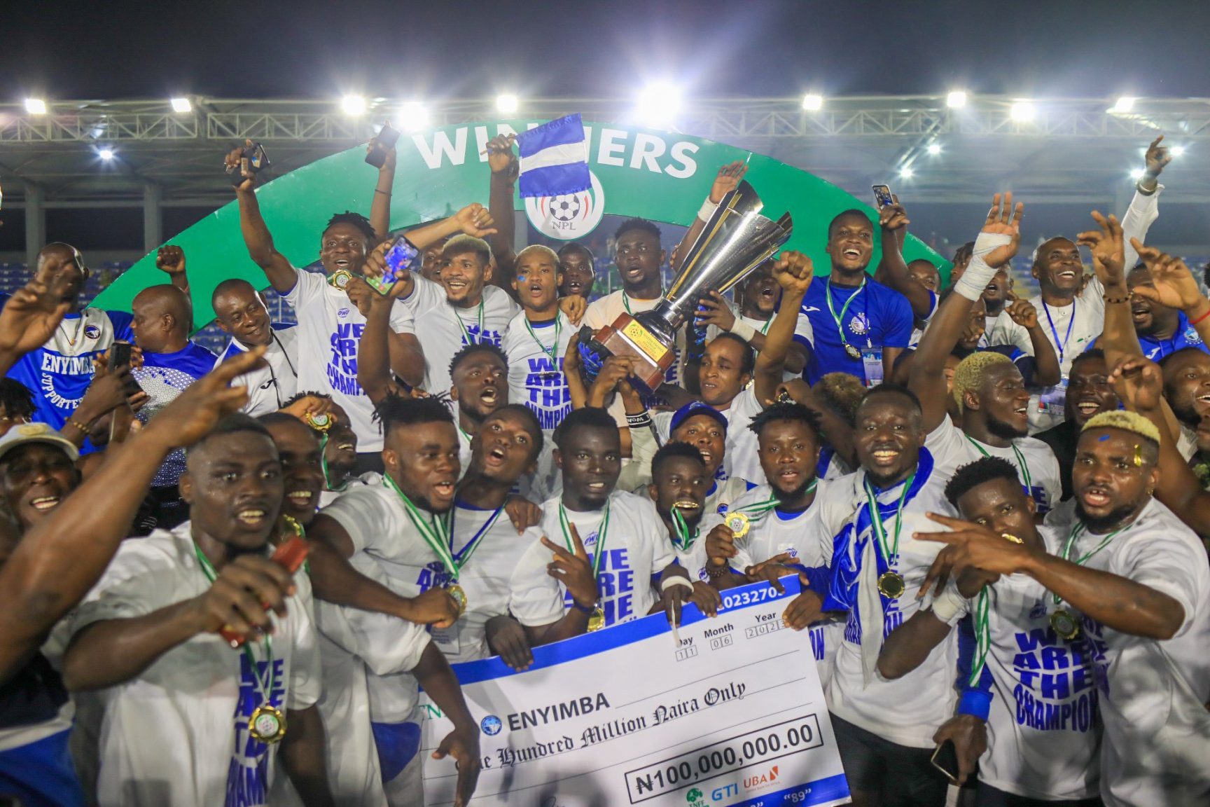 NPFL Champions, Enyimba, Get Heroic Welcome | The Guardian Nigeria News ...