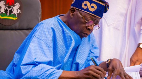 President Bola Tinubu signs