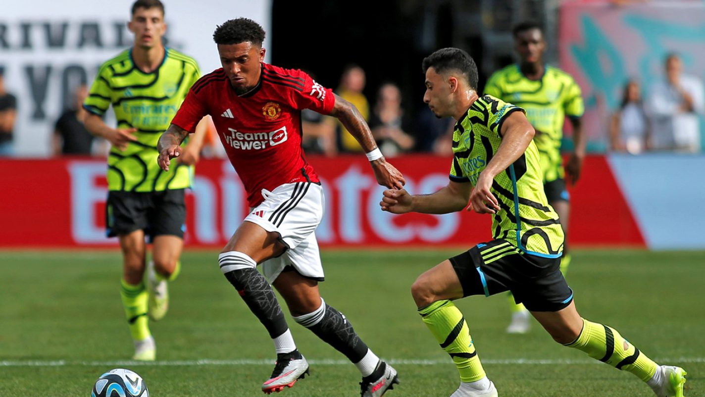 Manchester United v Arsenal: Jadon Sancho stars in pre-season