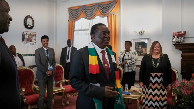 Zimbabwe's President Mnangagwa Wins Second Term In Disputed Vote | The ...