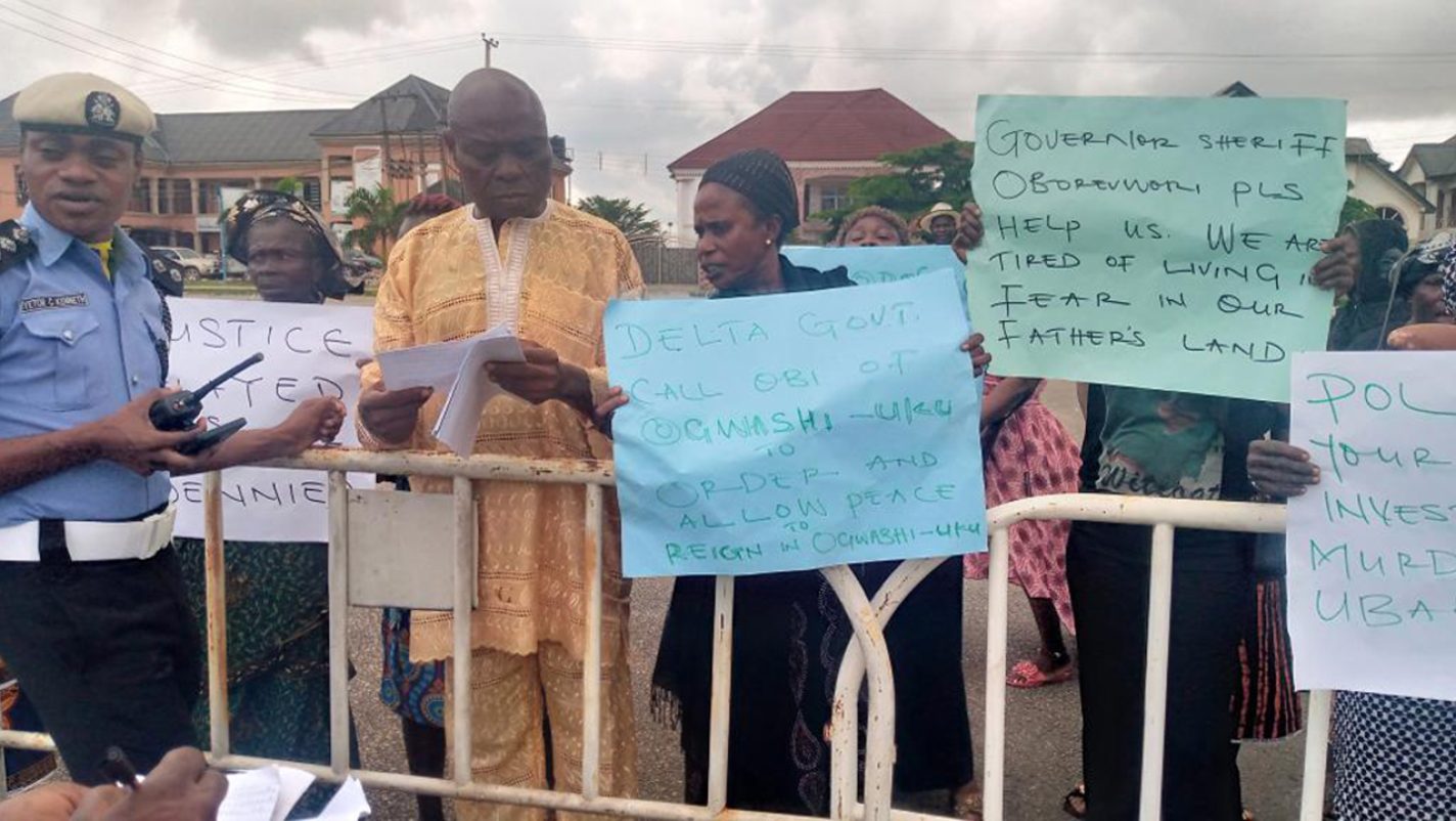 Women protest against murder, arrests in Delta | The Guardian Nigeria ...