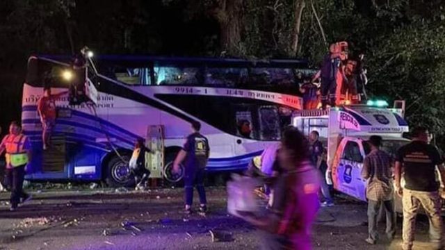 14 dead as Thai bus smashes into tree — World — The Guardian Nigeria ...