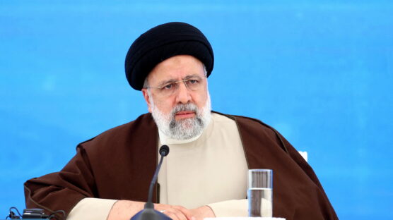 Ebrahim Raisi Photo by Iranian Presidency / AFP) / ===