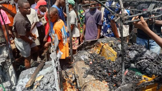 Ten people suffered various injuries in the gas explosion that occured in Ajegunle, Olodi Apapa area of Lagos state