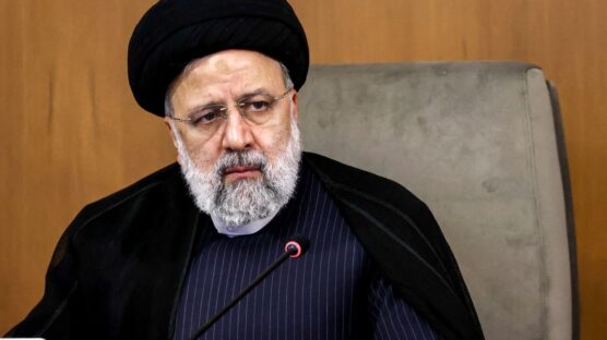 President Ebrahim Raisi chairing a cabinet meeting in Tehran on April 2, 2024. -