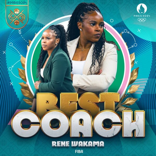 The Federation of International Basketball Association (FIBA) has named D'Tigress' Rene Wakama the best coach of the Paris 2024 Olympics Women's Basketball tournament.