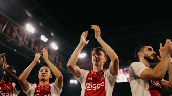 Former European champions Ajax advanced in style in the second-tier Europa League