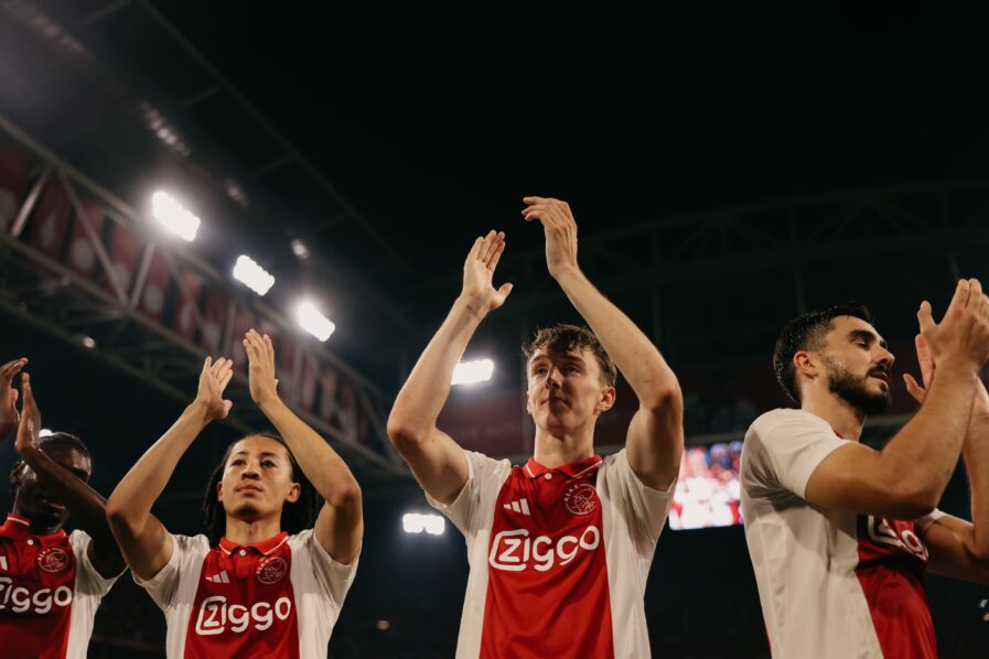 Former European champions Ajax advanced in style in the second-tier Europa League