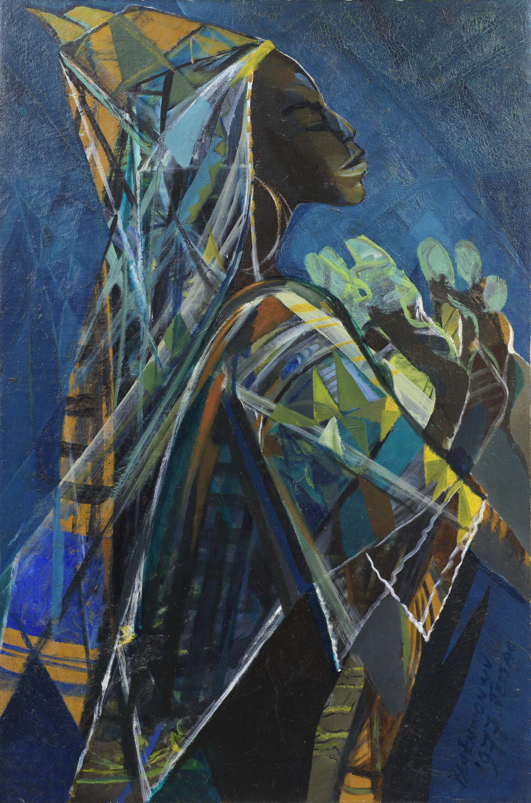 Art piece by Ben Enwonwu titled FESTAC '77 